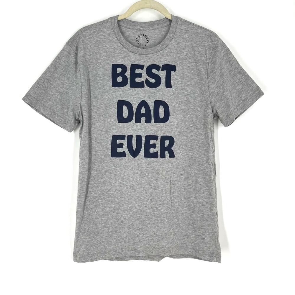 Men’s 33 Revolutions “Best Dad Ever” Graphic Short Sleeve T-Shirt Size Small‎